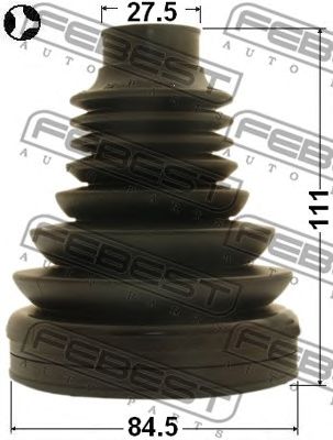 Купить запчасть FEBEST - 1715Q5T 
