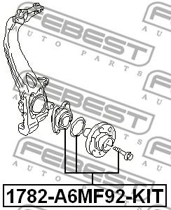 Купить запчасть FEBEST - 1782A6MF92KIT 