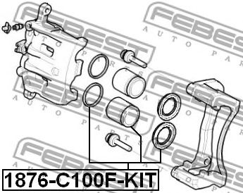 Купить запчасть FEBEST - 1876C100FKIT 