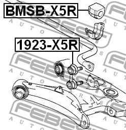 Купить запчасть FEBEST - 1923X5R 