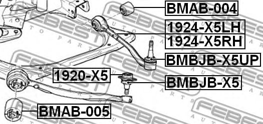 Купить запчасть FEBEST - 1924X5LH 