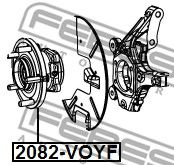 Купить запчасть FEBEST - 2082VOYF 