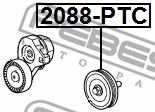 Купить запчасть FEBEST - 2088PTC 