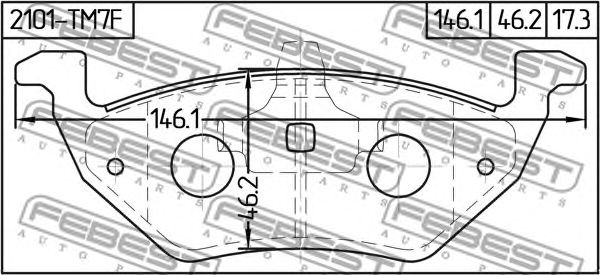 Купить запчасть FEBEST - 2101TM7F 