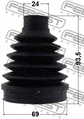 Купить запчасть FEBEST - 2115PKUGR 