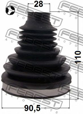 Купить запчасть FEBEST - 2115TKE4WDT 