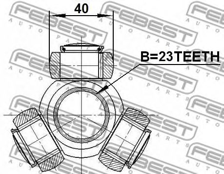 Купить запчасть FEBEST - 2116CB320AT 