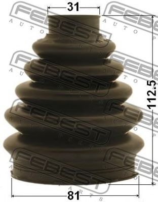 Купить запчасть FEBEST - 2117PCA216 