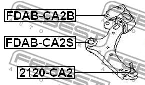 Купить запчасть FEBEST - 2120CA2 