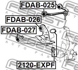 Купить запчасть FEBEST - 2120EXPF 
