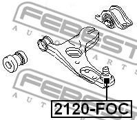 Купить запчасть FEBEST - 2120FOC 