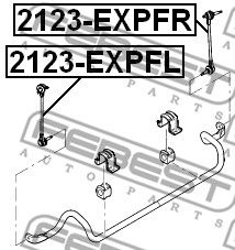 Купить запчасть FEBEST - 2123EXPFL 