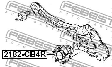 Купить запчасть FEBEST - 2182CB4R 