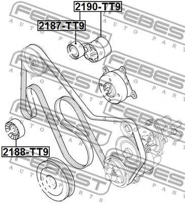 Купить запчасть FEBEST - 2188TT9 