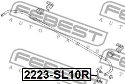 Купить запчасть FEBEST - 2223SL10R 