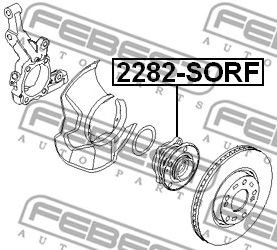 Купить запчасть FEBEST - 2282SORF 