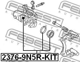 Купить запчасть FEBEST - 23769N5RKIT 