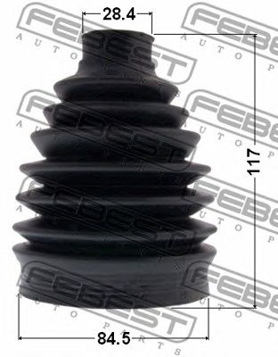 Купить запчасть FEBEST - 2417PDUSTAWD 