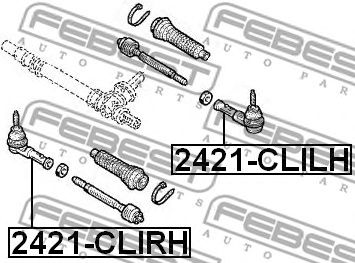 Купить запчасть FEBEST - 2421CLIRH 