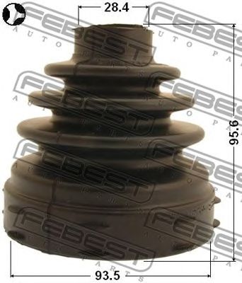 Купить запчасть FEBEST - 2515BOX3T 