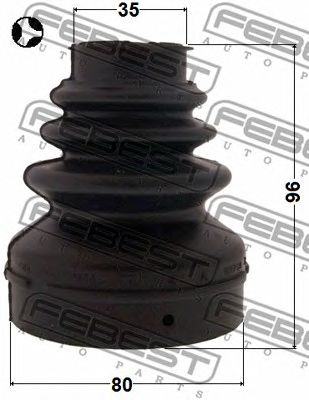 Купить запчасть FEBEST - 2515C4T 