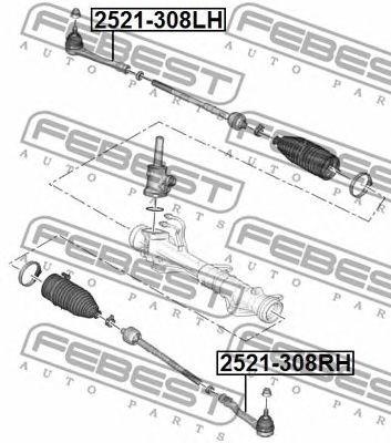 Купить запчасть FEBEST - 2521308LH 