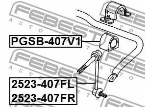 Купить запчасть FEBEST - 2523407FL 