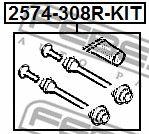 Купить запчасть FEBEST - 2574308RKIT 
