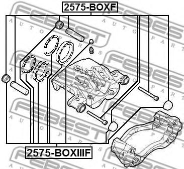 Купить запчасть FEBEST - 2575BOXF 