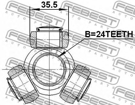 Купить запчасть FEBEST - 2716C30 