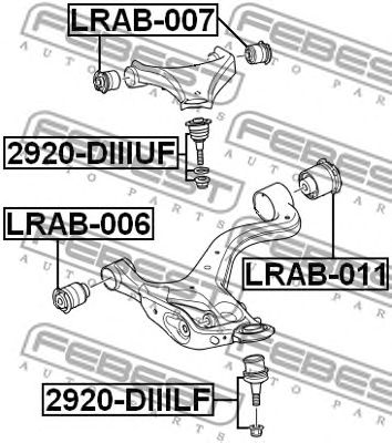 Купить запчасть FEBEST - 2920DIIILF 