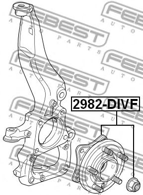Купить запчасть FEBEST - 2982DIVF 
