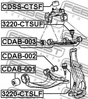 Купить запчасть FEBEST - 3220CTSUF 