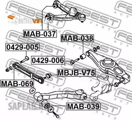 Купить запчасть FEBEST - 429005 