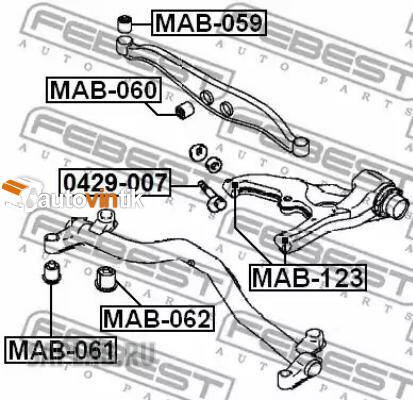 Купить запчасть FEBEST - 429007 