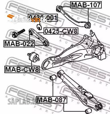 Купить запчасть FEBEST - 430001 