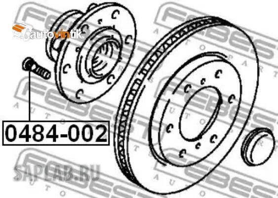 Купить запчасть FEBEST - 484002 