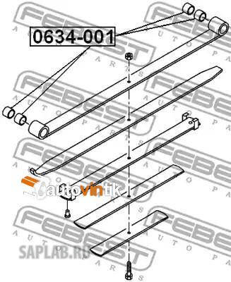 Купить запчасть FEBEST - 634001 