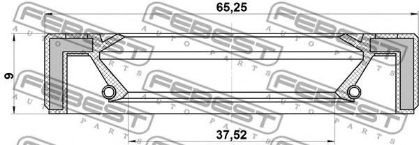 Купить запчасть FEBEST - 95GAY39650909R 