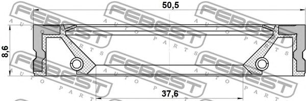 Купить запчасть FEBEST - 95GFZ39500808X 
