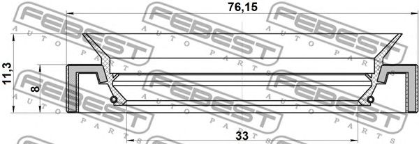 Купить запчасть FEBEST - 95HAY35760813R 