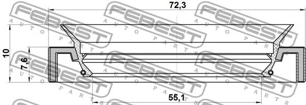 Купить запчасть FEBEST - 95HAY57720810X 