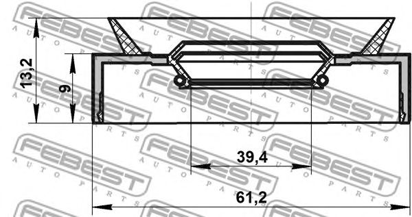 Купить запчасть FEBEST - 95PAS41610913R 