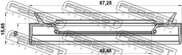 Купить запчасть FEBEST - 95PES44671016C 
