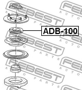 Купить запчасть FEBEST - ADB100 