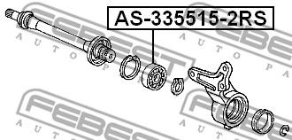 Купить запчасть FEBEST - AS3355152RS 