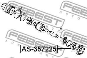 Купить запчасть FEBEST - AS357225 