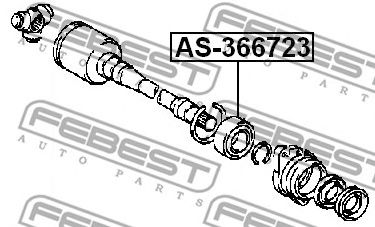 Купить запчасть FEBEST - AS366723 