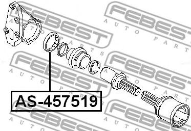 Купить запчасть FEBEST - AS457519 