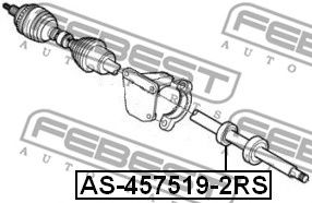 Купить запчасть FEBEST - AS4575192RS 